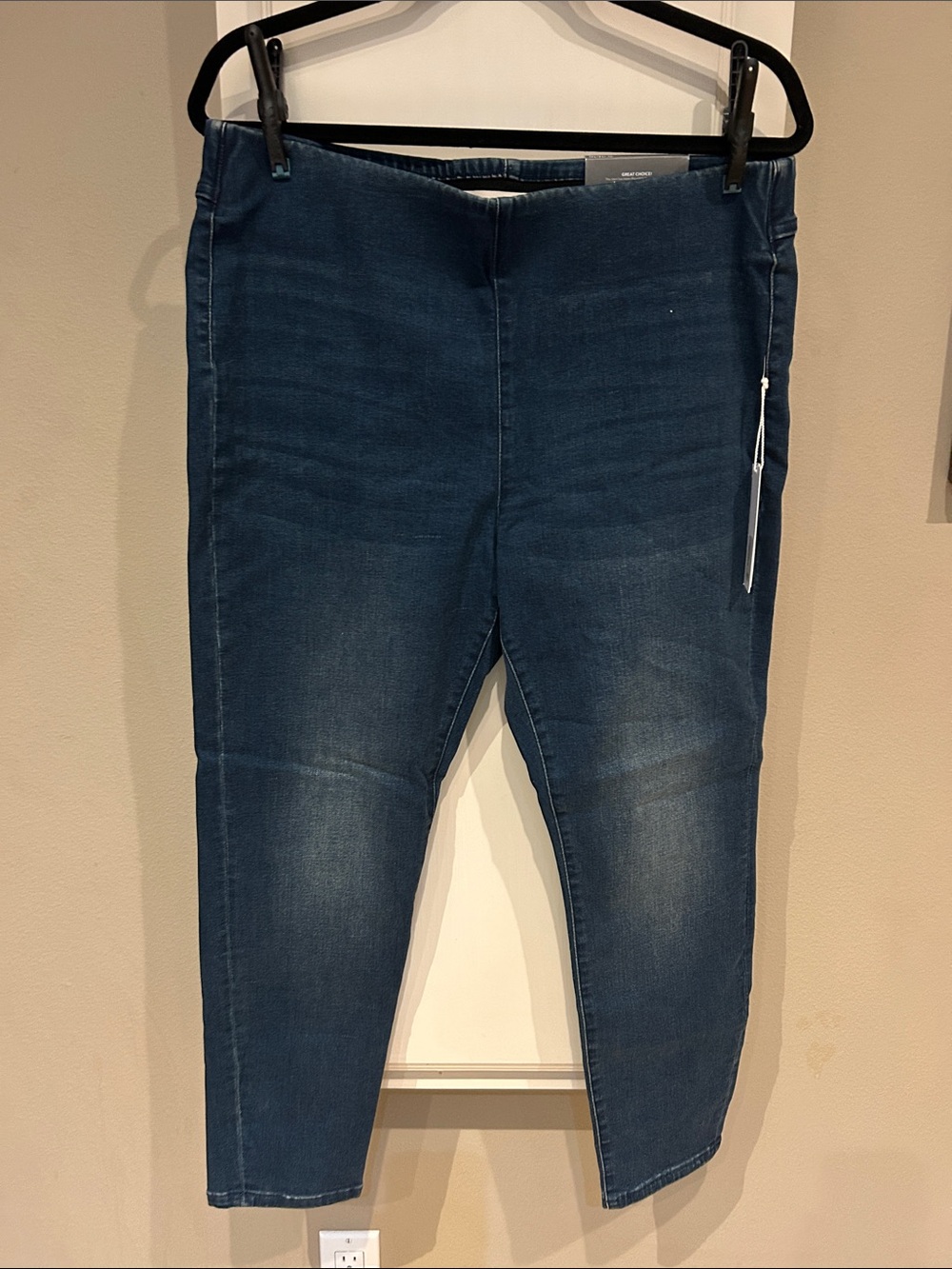 NWT Soft Surroundings Indigo Cropped Stretch Skinny Jeans